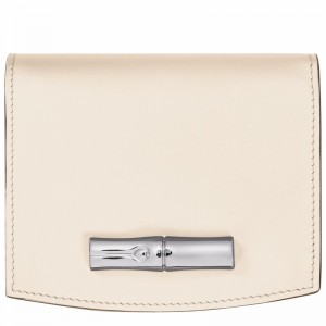 Longchamp Le Roseau Pung Dame Hvide Danmark | 30011HCL037