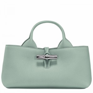 Longchamp Le Roseau S Håndtaske Dame Celadon Danmark | 10280HFP282