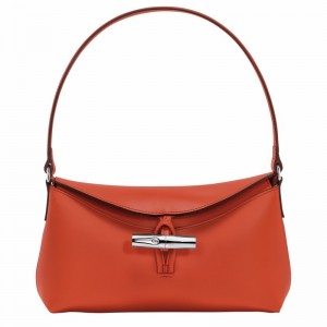 Longchamp Le Roseau S Hobo Taske Dame Orange Danmark | 10230HCL685