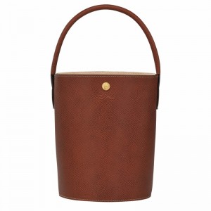 Longchamp ÉPURE S Bøttepungen Dame Brune Danmark | 10161HYZ035