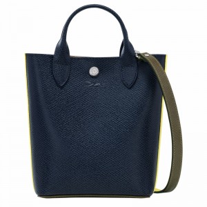 Longchamp ÉPURE XS Muleposer Dame Mørkeblå Danmark | 10269HFH006