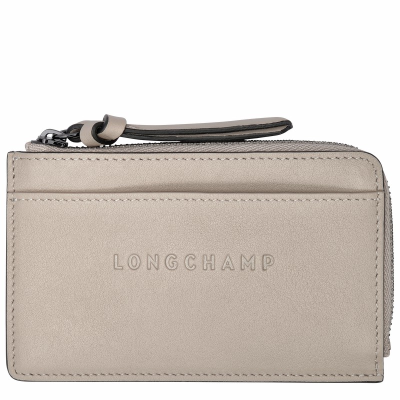 Longchamp 3D Kortholder Dame Grå Danmark | 30034HCV299