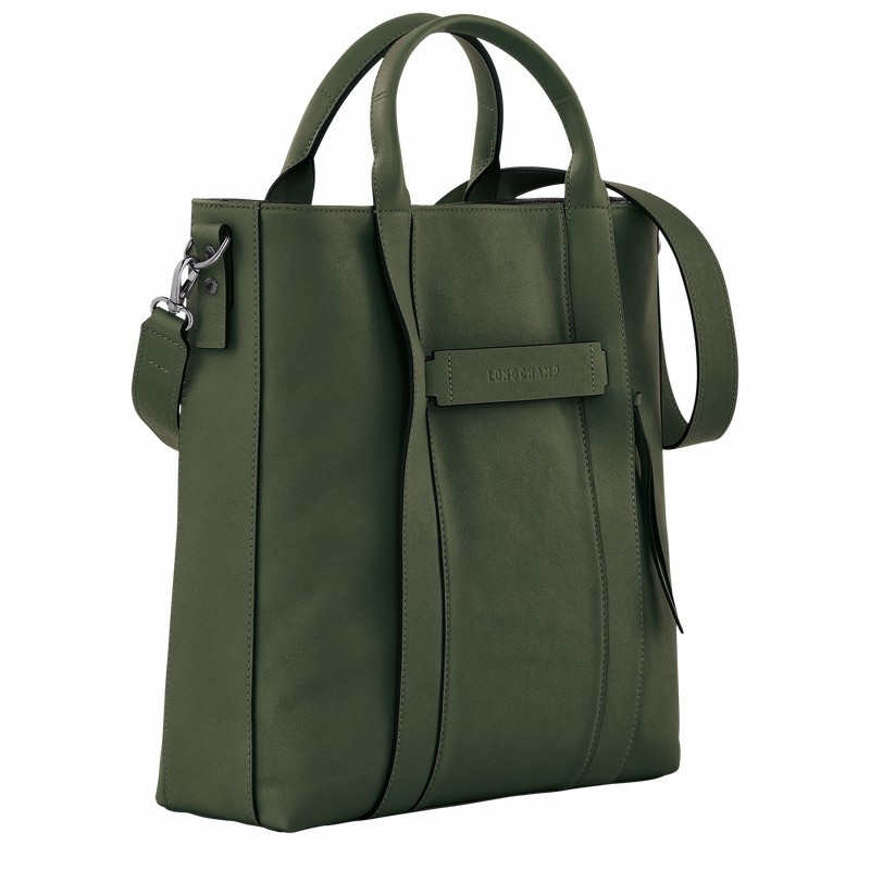 Longchamp 3D L Muleposer Dame Khaki Danmark | 20052HCV292