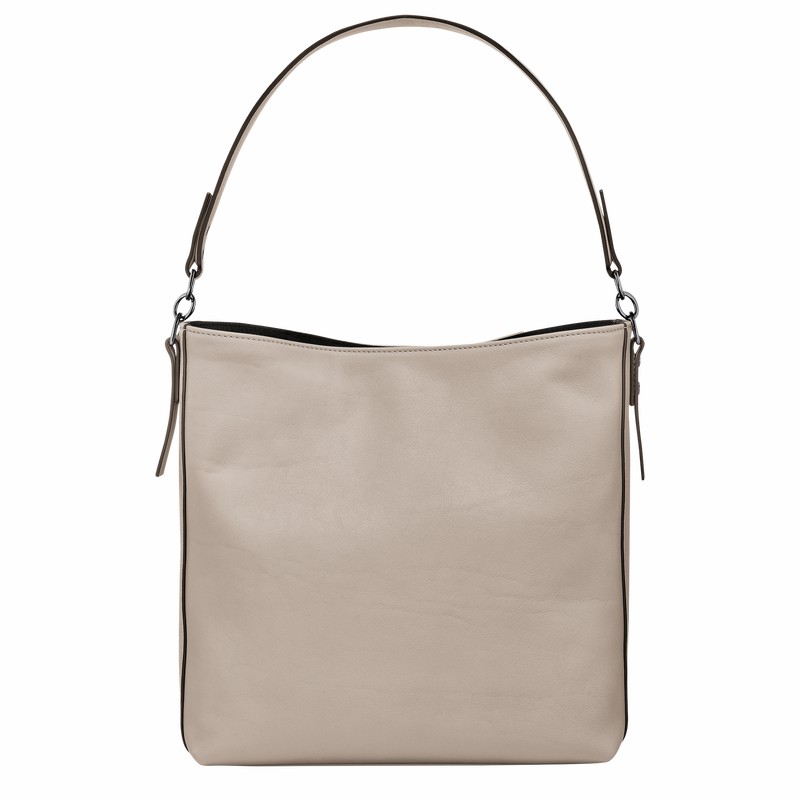 Longchamp 3D M Hobo Taske Dame Grå Danmark | 10225HCV299