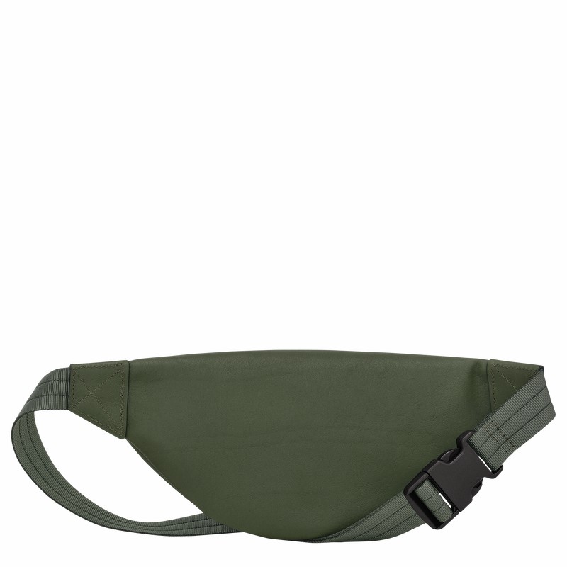 Longchamp 3D S Bæltetasker Herre Khaki Danmark | 20054HCV292-