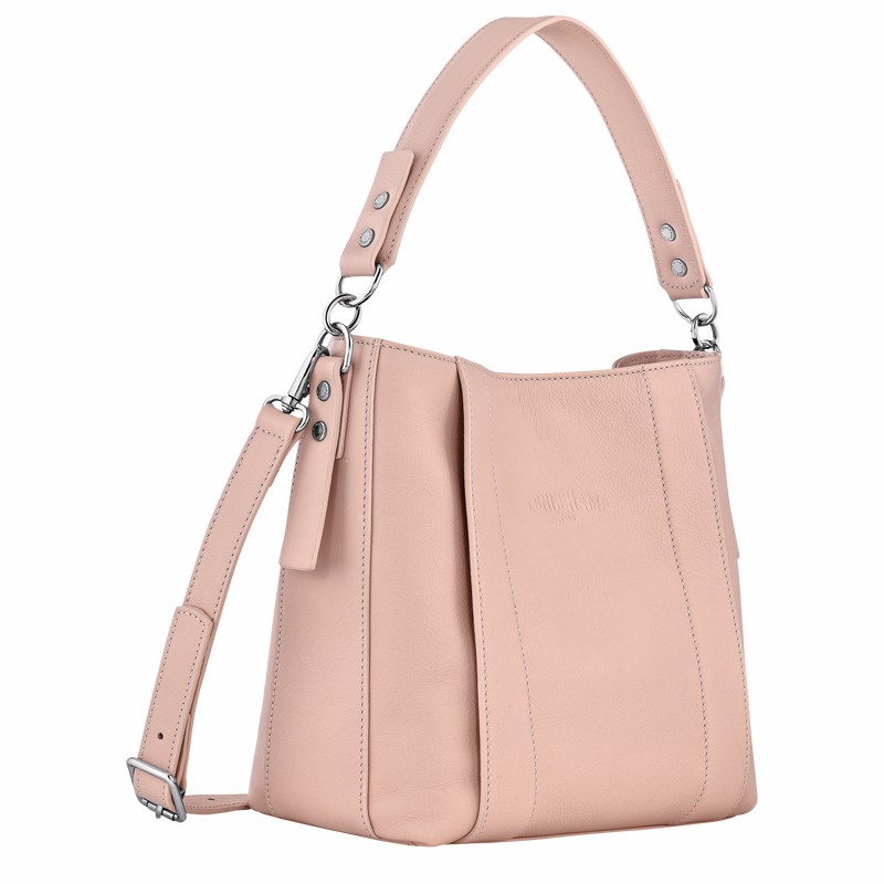 Longchamp 3D S Crossbody Taske Dame Beige Danmark | 10215HFA542