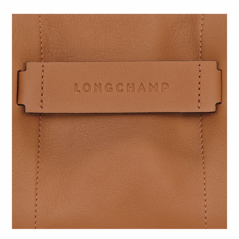 Longchamp 3D S Crossbody Taske Dame Beige Danmark | 10199HCV016