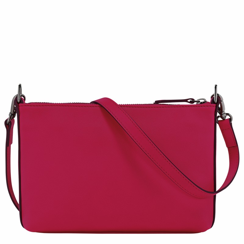 Longchamp 3D S Crossbody Taske Dame Fuchsia Danmark | 10199HCVJ13