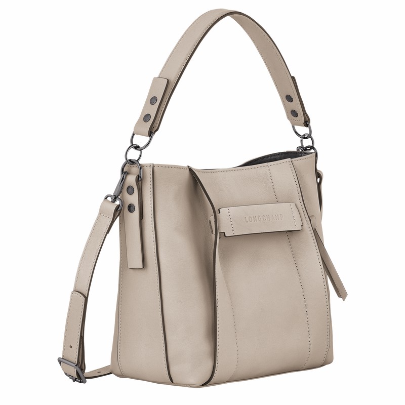 Longchamp 3D S Crossbody Taske Dame Grå Danmark | 10215HCV299