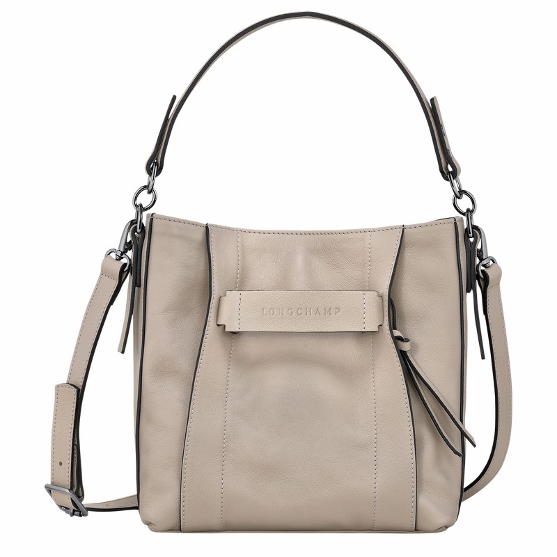 Longchamp 3D S Crossbody Taske Dame Grå Danmark | 10215HCV299