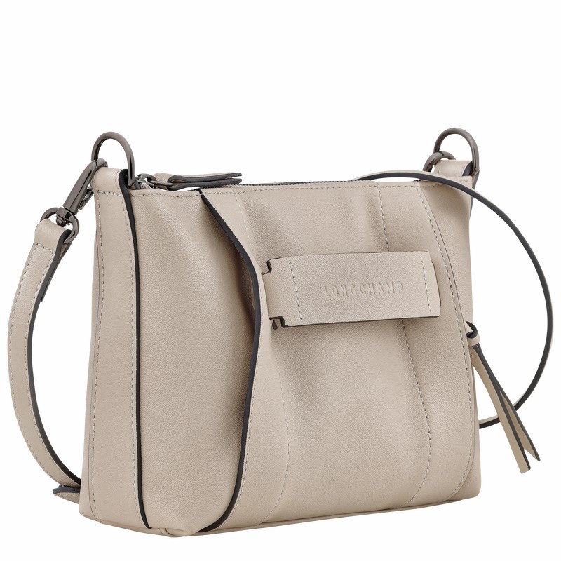 Longchamp 3D S Crossbody Taske Dame Grå Danmark | 10199HCV299