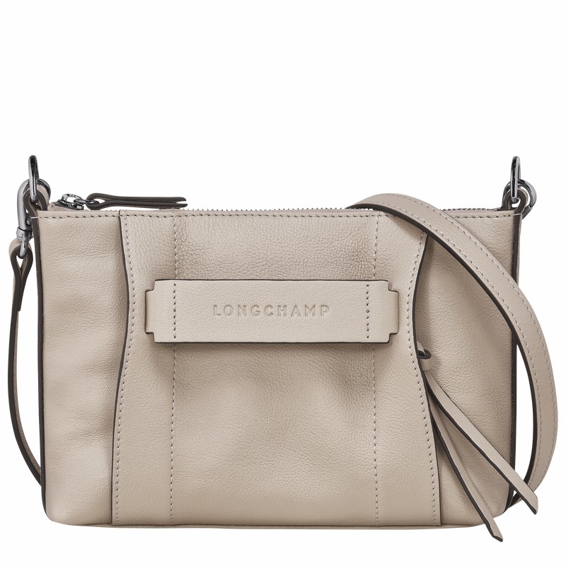 Longchamp 3D S Crossbody Taske Dame Grå Danmark | 10199HCV299