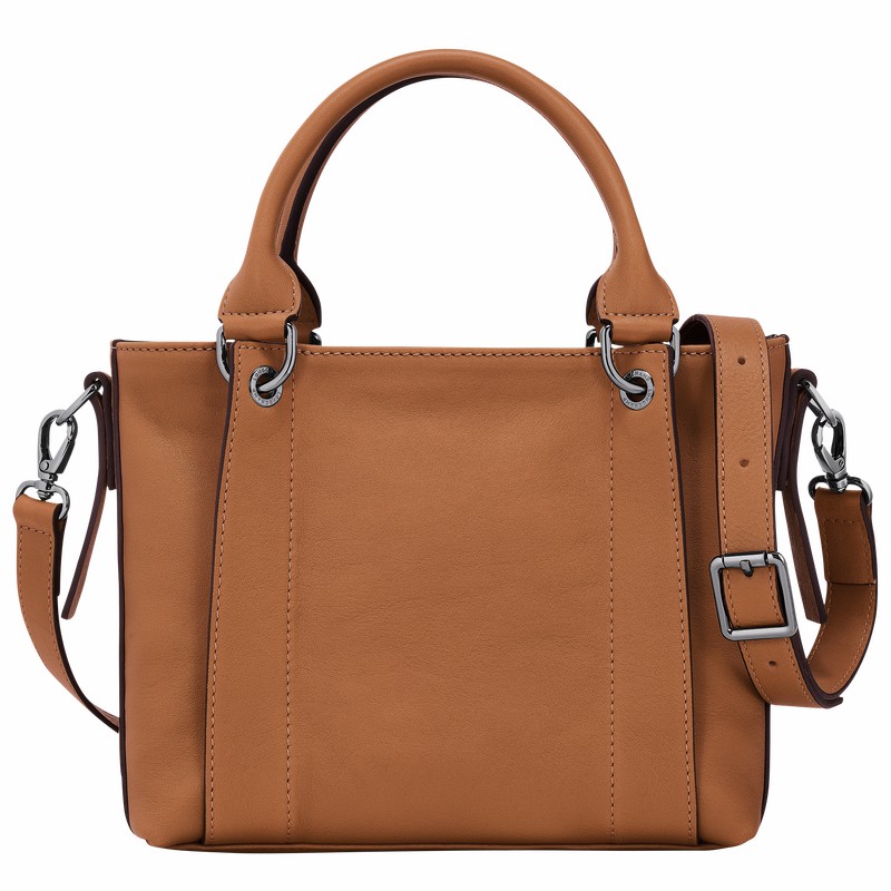 Longchamp 3D S Håndtaske Dame Beige Danmark | 10197HCV016