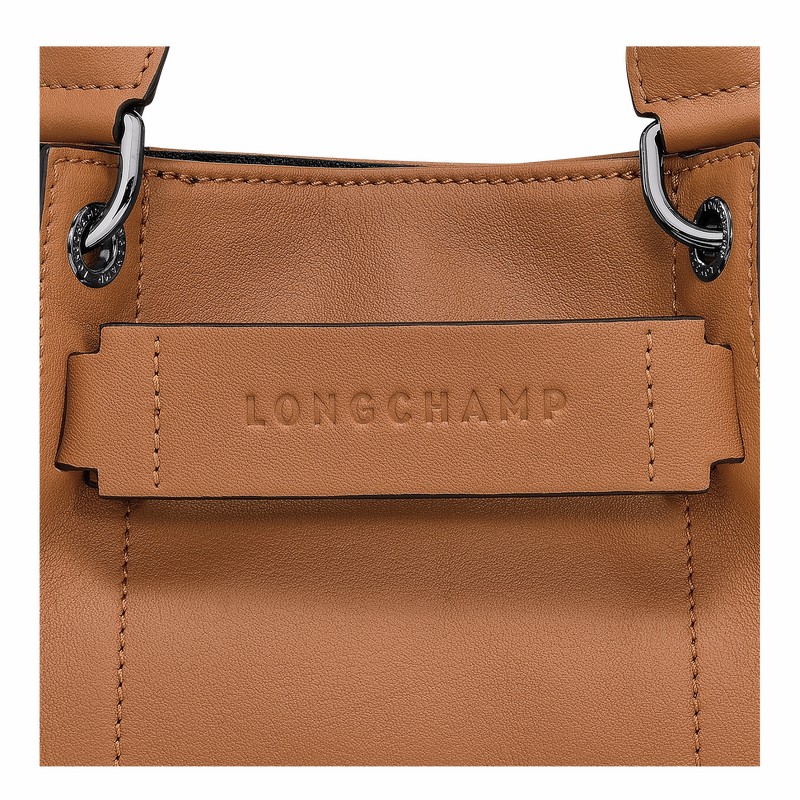 Longchamp 3D XS Håndtaske Dame Beige Danmark | 10254HCV016