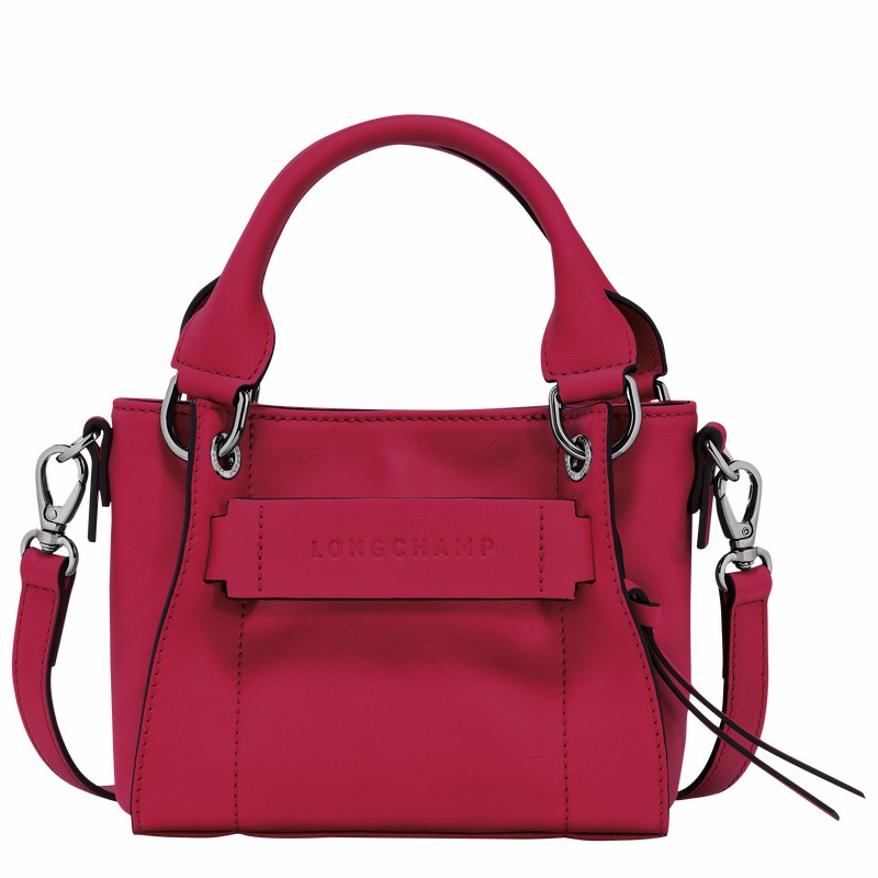 Longchamp 3D XS Håndtaske Dame Fuchsia Danmark | 10254HCVJ13