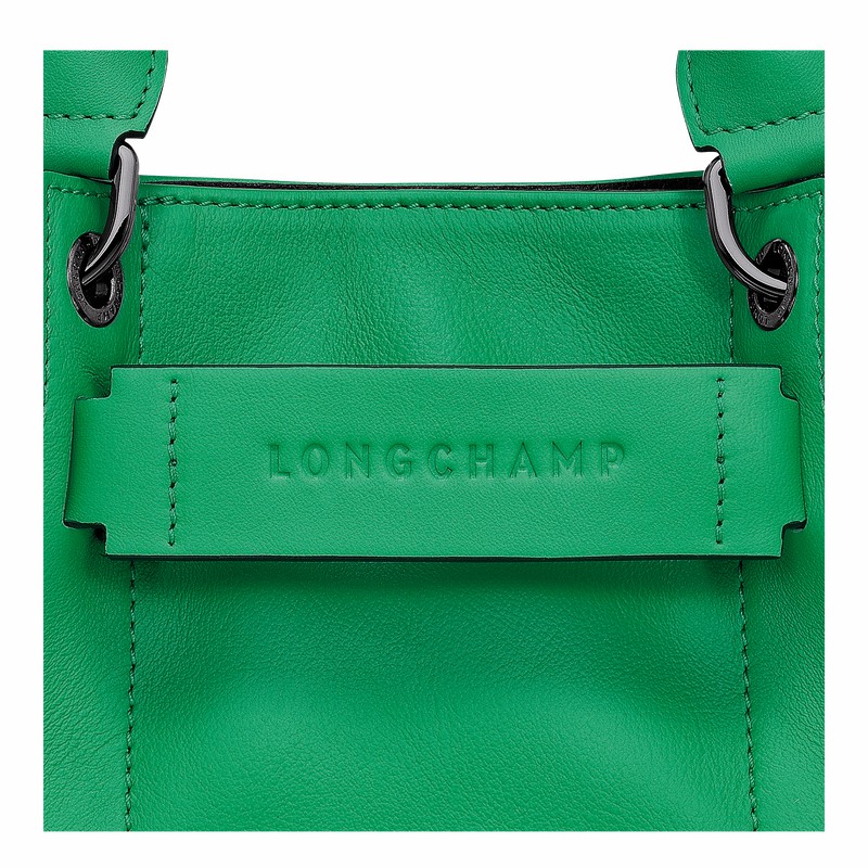 Longchamp 3D XS Håndtaske Dame Grøn Danmark | 10254HCV129