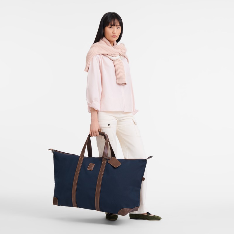 Longchamp Boxford L Rejsetasker Dame Blå Danmark | L1223080127