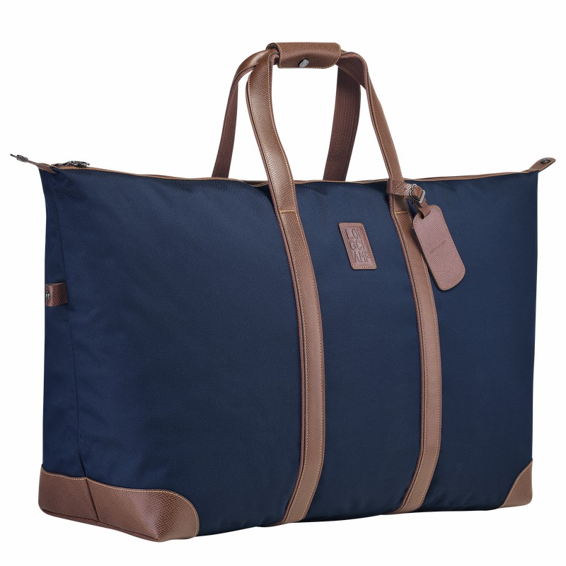 Longchamp Boxford L Rejsetasker Dame Blå Danmark | L1223080127