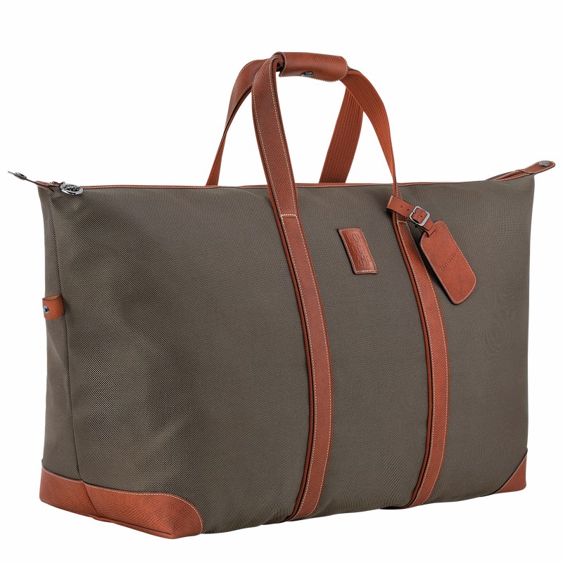 Longchamp Boxford L Rejsetasker Dame Brune Danmark | L1223080042