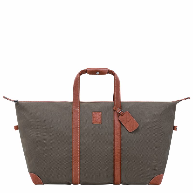 Longchamp Boxford L Rejsetasker Dame Brune Danmark | L1223080042