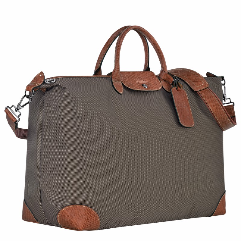 Longchamp Boxford M Rejsetasker Dame Brune Danmark | L1625080042