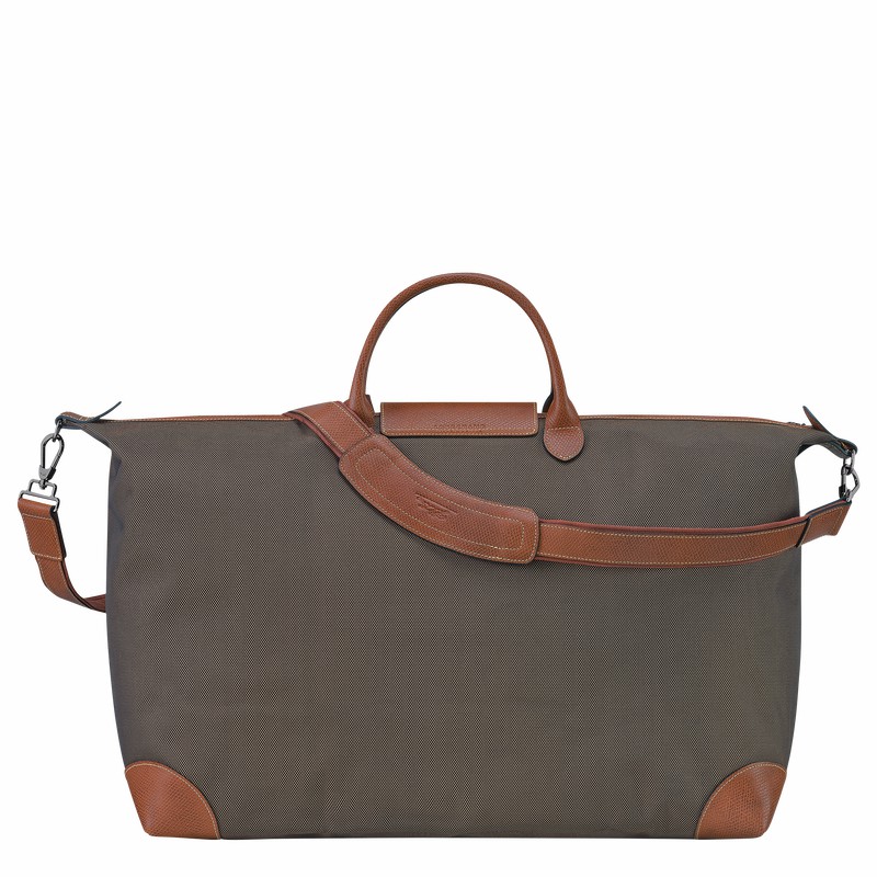 Longchamp Boxford M Rejsetasker Dame Brune Danmark | L1625080042