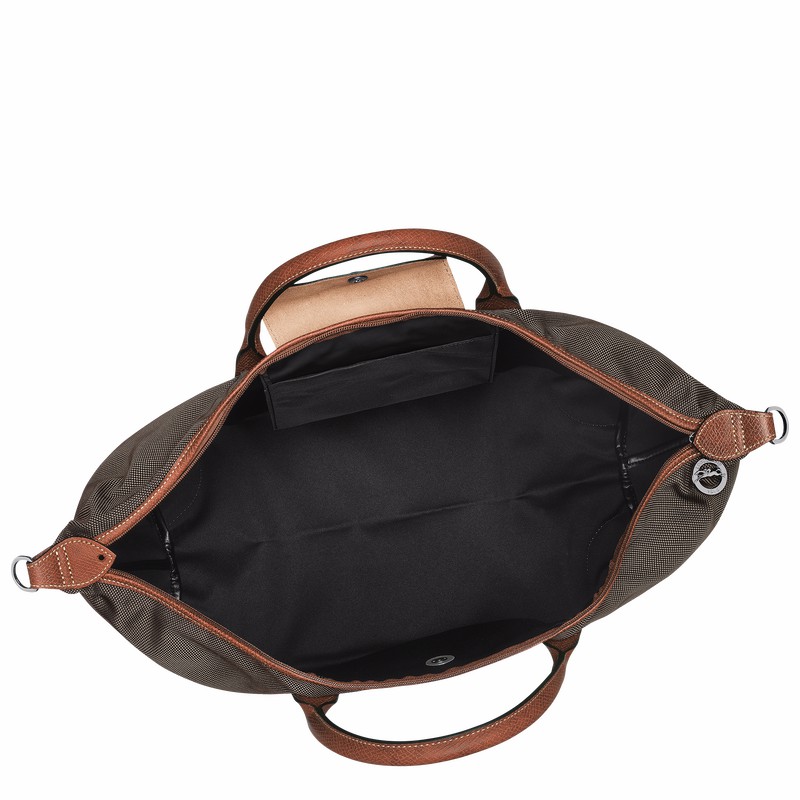 Longchamp Boxford M Rejsetasker Dame Brune Danmark | L1625080042