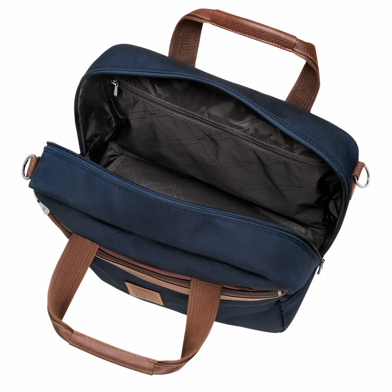 Longchamp Boxford S Rejsetasker Dame Blå Danmark | L1658080127