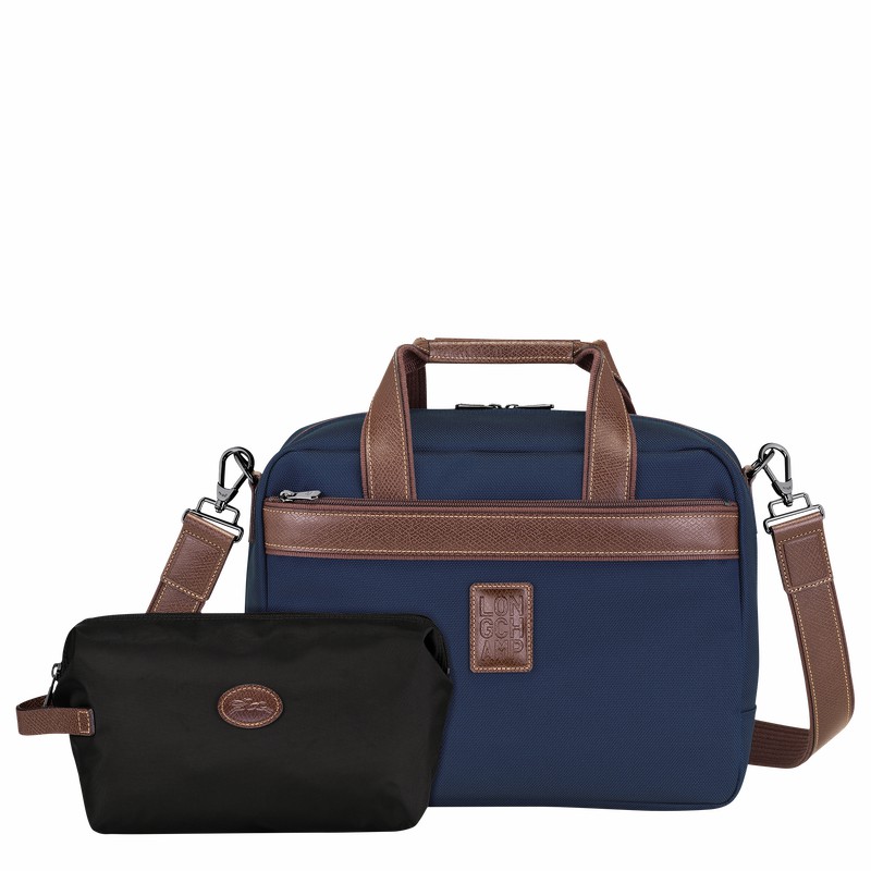 Longchamp Boxford S Rejsetasker Dame Blå Danmark | L1658080127