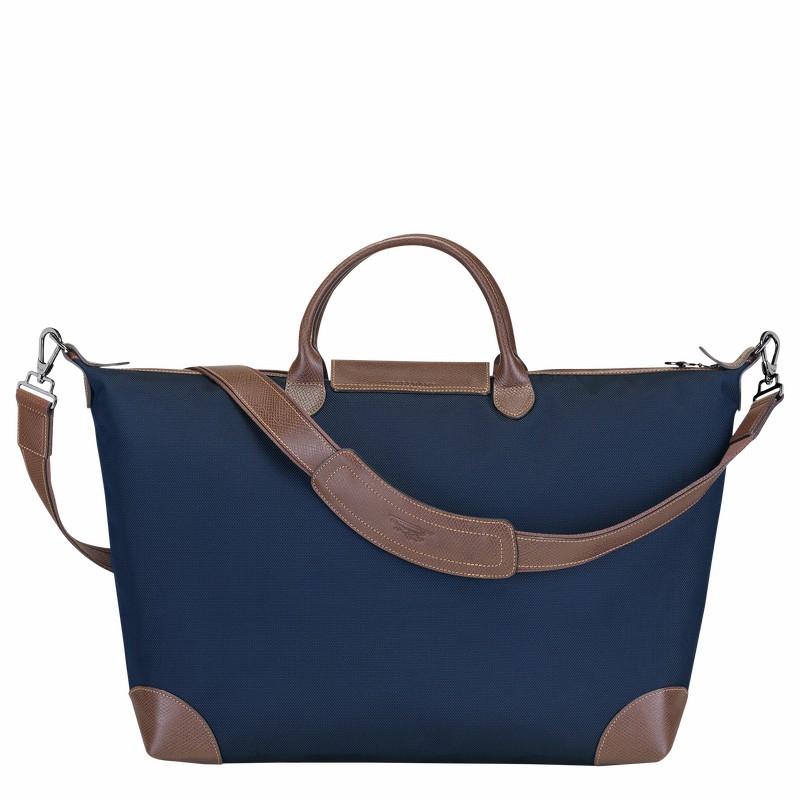 Longchamp Boxford S Rejsetasker Dame Blå Danmark | L1624080127