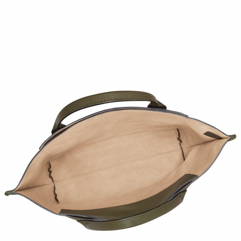 Longchamp Cabas Longchamp M Muleposer Dame Khaki Danmark | 10277HFO292