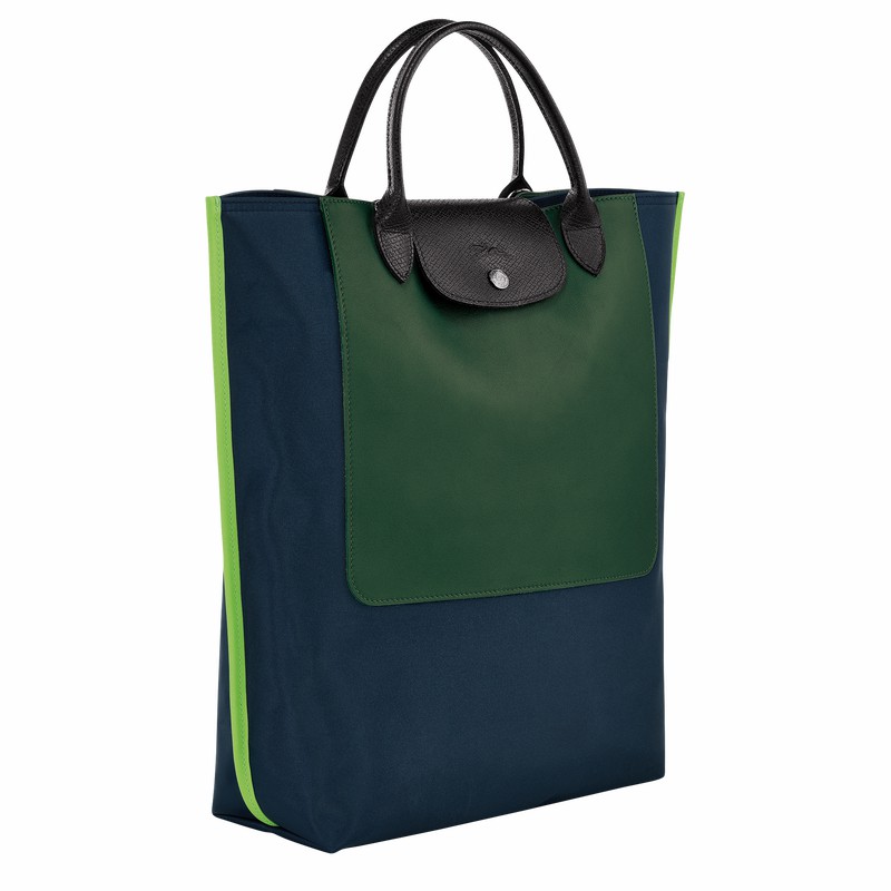 Longchamp Cabas Longchamp M Muleposer Dame Mørkeblå Danmark | 10264093006