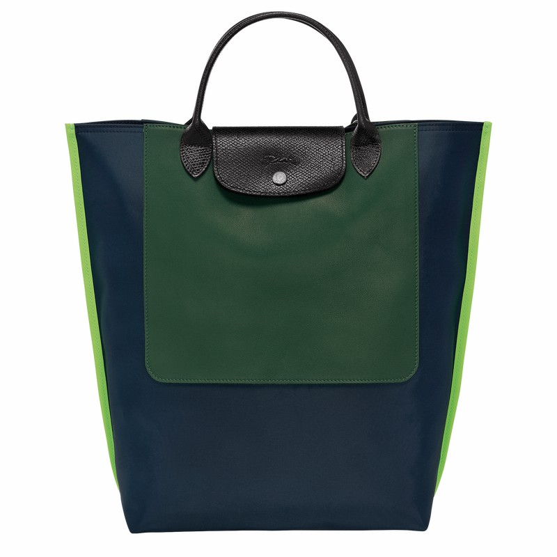 Longchamp Cabas Longchamp M Muleposer Dame Mørkeblå Danmark | 10264093006