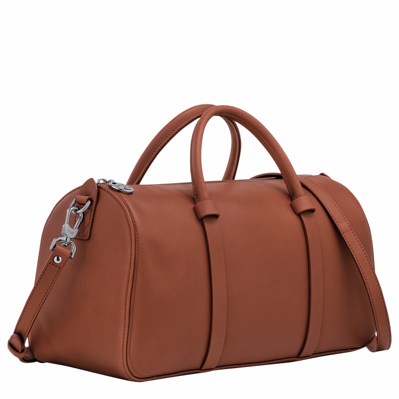 Longchamp Daylong L Håndtaske Dame Brune Danmark | 10282HFK504