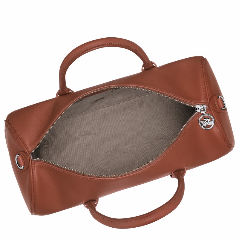 Longchamp Daylong L Håndtaske Dame Brune Danmark | 10282HFK504