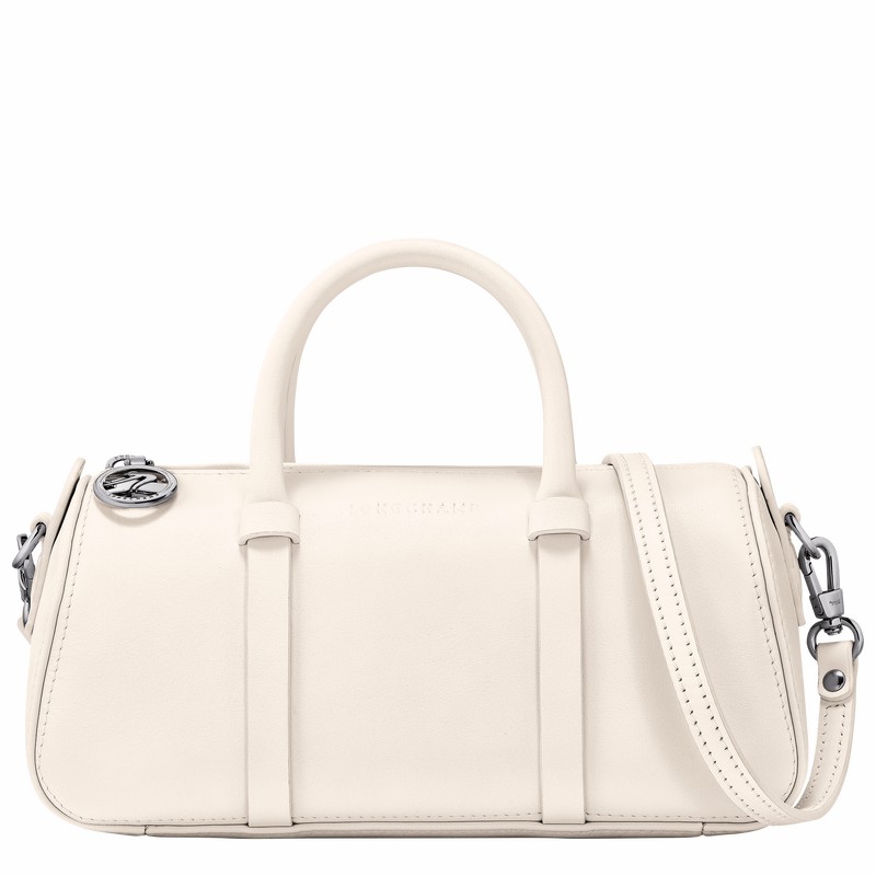 Longchamp Daylong S Håndtaske Dame Hvide Danmark | 10270HFK037