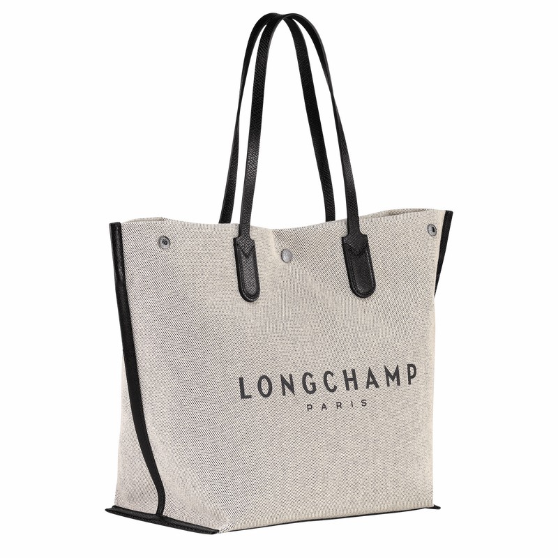 Longchamp Essential L Muleposer Dame Hvide Danmark | 10090HSG037