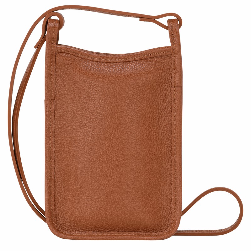 Longchamp Le FOULONNÉ Cover Dame Caramel Danmark | 34200021121