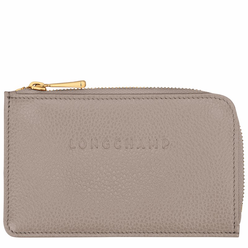 Longchamp Le FOULONNÉ Kortholder Dame Grå Danmark | 30036021P55