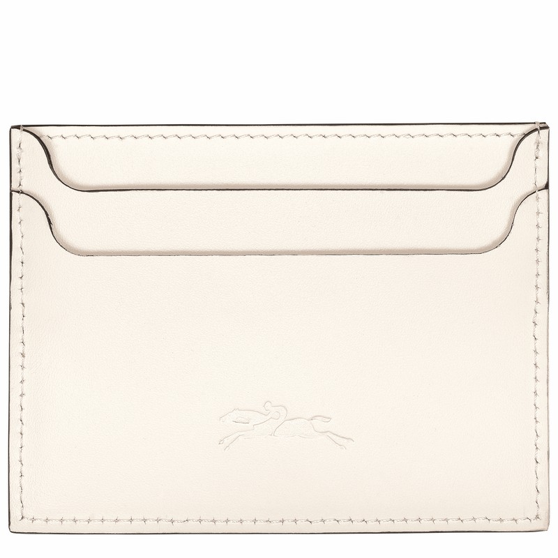 Longchamp Le FOULONNÉ Kortholder Dame Hvide Danmark | L3218HFI037