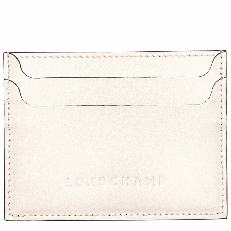 Longchamp Le FOULONNÉ Kortholder Dame Hvide Danmark | L3218HFI037