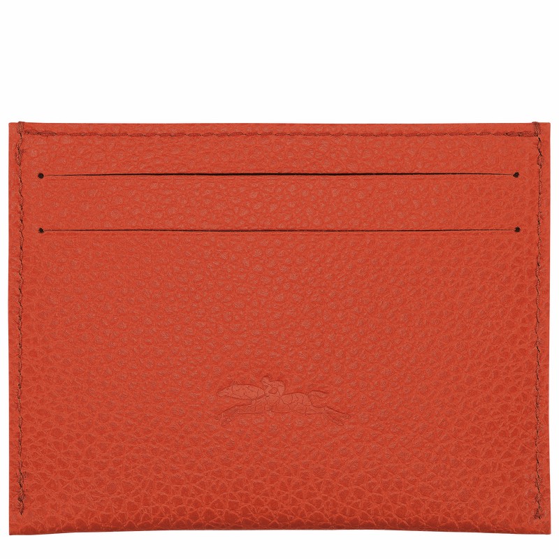 Longchamp Le FOULONNÉ Kortholder Dame Orange Danmark | L3218021685