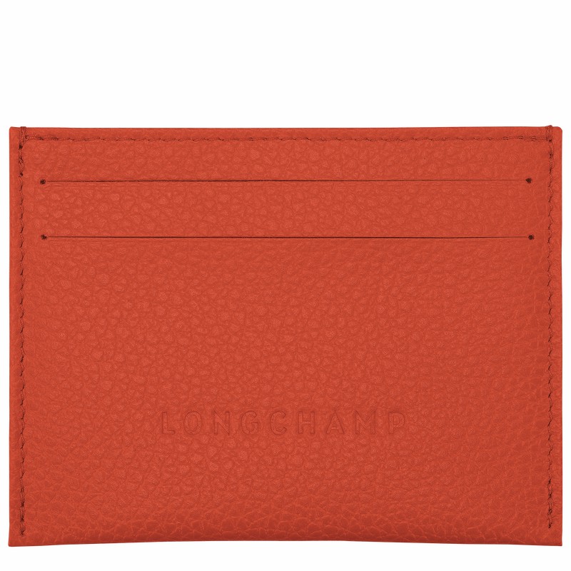 Longchamp Le FOULONNÉ Kortholder Dame Orange Danmark | L3218021685