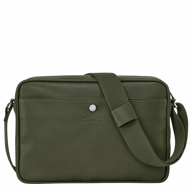 Longchamp Le FOULONNÉ M Bøttepungen Herre Khaki Danmark | 20044021A23