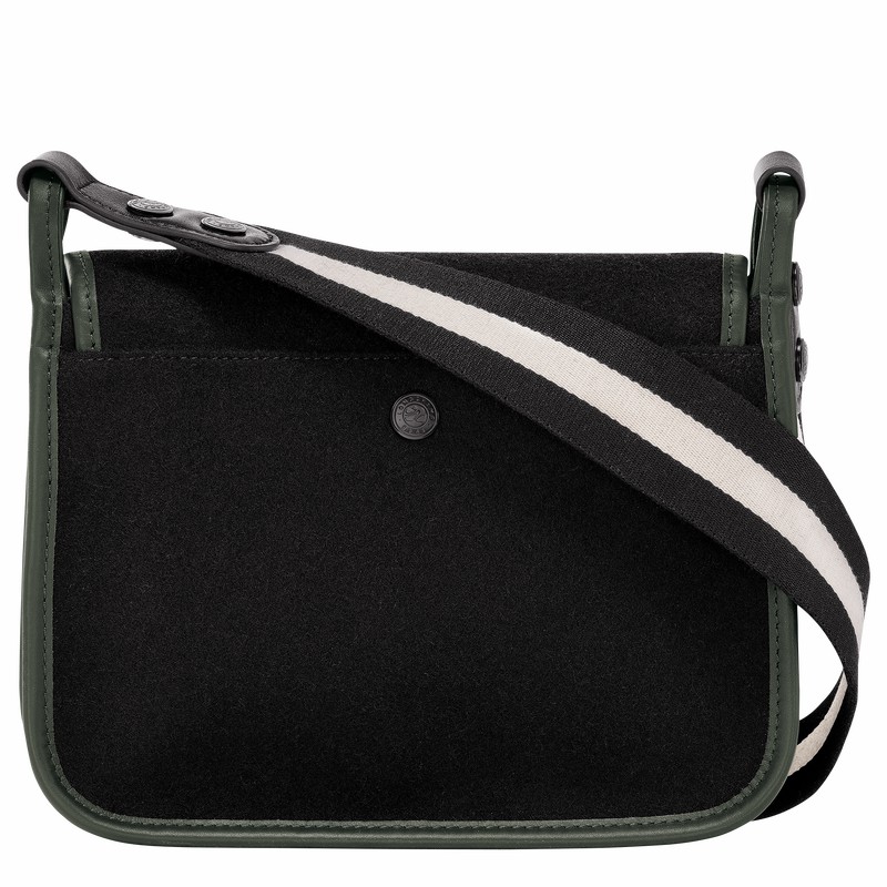 Longchamp Le FOULONNÉ M Crossbody Taske Dame Sort Danmark | 10135HFN001