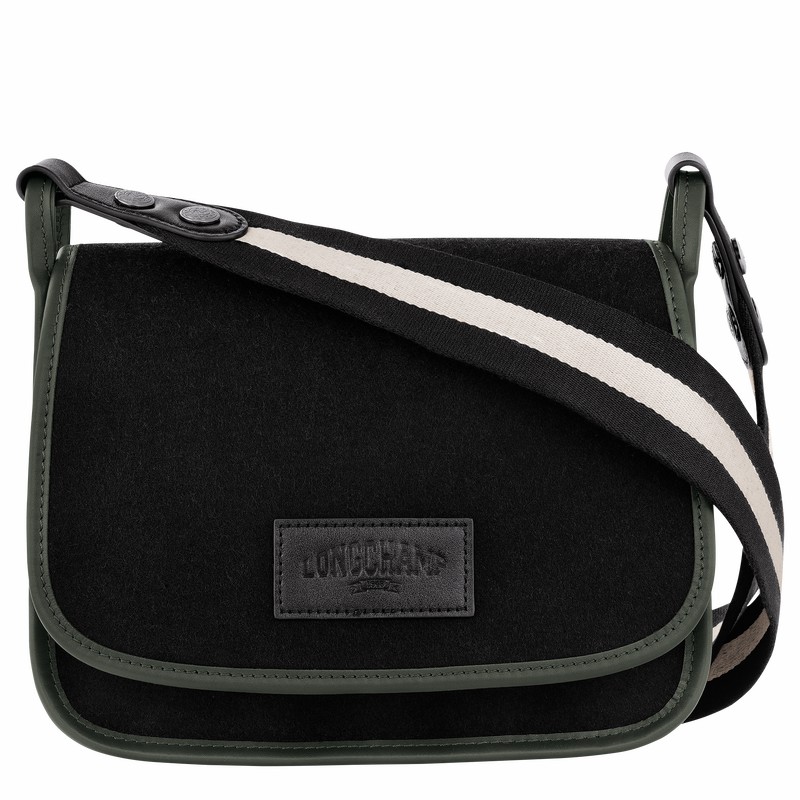 Longchamp Le FOULONNÉ M Crossbody Taske Dame Sort Danmark | 10135HFN001