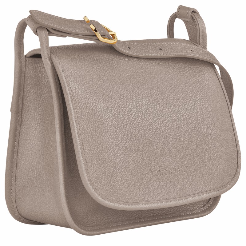 Longchamp Le FOULONNÉ M Crossbody Taske Dame Grå Danmark | 10135021P55