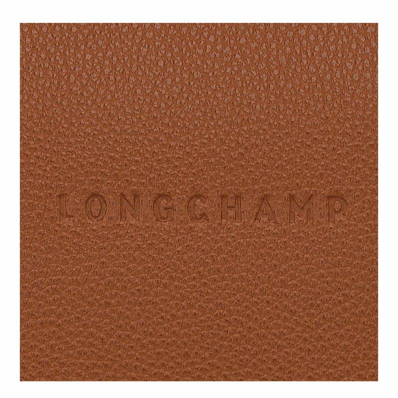 Longchamp Le FOULONNÉ M Crossbody Taske Dame Caramel Danmark | 10140021121