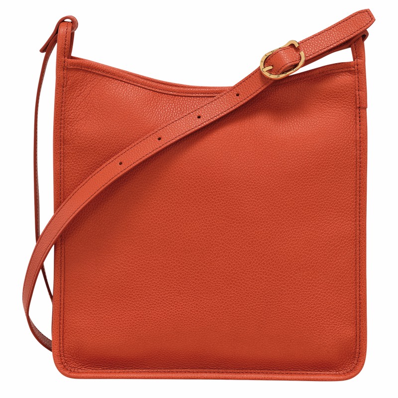 Longchamp Le FOULONNÉ M Crossbody Taske Dame Orange Danmark | 10140021685