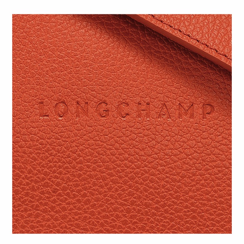 Longchamp Le FOULONNÉ M Crossbody Taske Dame Orange Danmark | 10140021685